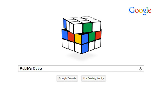 Cubo Rubik Online Google Doodle - Marketing Branding