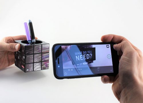 HU Friedy - Rubik's Pen Pot with Augmented Reality