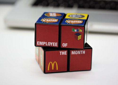 Mc Donalds - UK - Food & Beverage - Rubik's cube 2x2 - Internal Communication