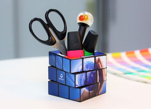 Sanofi's Rubik's Pen Pot